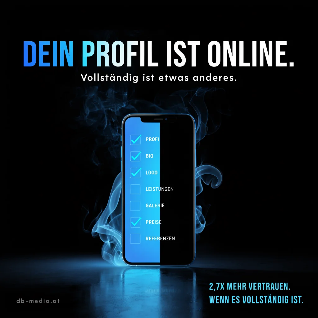 Dein Google-Profil ist online. Vollständig ist etwas anderes.